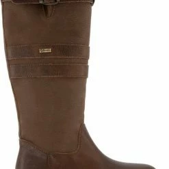 Travelin' Norway - Dames Wolgevoerde Outdoorlaars - Waterdicht En Ademend - Wandellaarzen - Bruin Leer - Maat 41