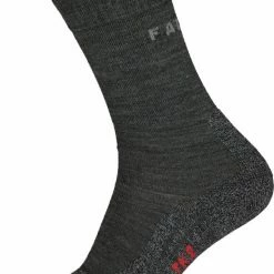 FALKE TK2 Explore Wandelsokken Warm Winter Zacht Thermisch Ademend Anti-blaar Antizweet Zonder Motief Met Elastische Boord Merinowol Grijs Dames Sportsokken - Maat 39-40 -Stroller shop 550x804 3