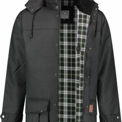 MGO Leisure Wear MGO Leisure William Wax Parka Outdoorjas Heren - Maat XXL