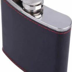 AA Commerce Luxe RVS Leder Drinkfles - 180ml 9 AA Commerce Luxe RVS Leder Drinkfles - 180ml -Stroller shop 550x806 5