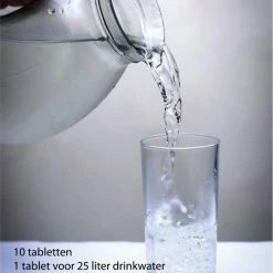 LevinQ Oasis Waterzuiveringstabletten - 5 Jaar Houdbaar Tot 2027! - 20-25 Liter Veilig Drinkwater Per Tablet NATO Goedgekeurd + LevinQ® Handschoenen PE -Stroller shop 550x824 4
