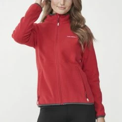 Tenson Malin - Fleece Vest - Dames - Rood - Maat 40