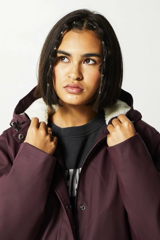 America Today Janice Teddy - Dames Regenjas - Maat L 7 America Today Janice Teddy - Dames Regenjas - Maat L - Afbeelding 5