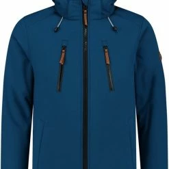 Travelin' Jack Soren - Softshell Herenjas - Blauw - Maat XL