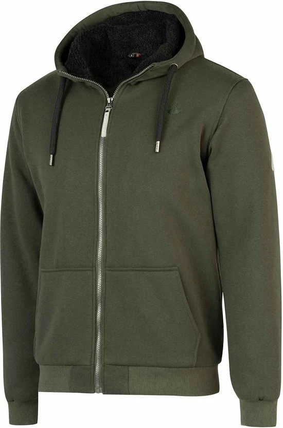 BJØRNSON Kenny Sweatvest Heren - Teddy Gevoerd - Hoodie - Maat XL - Rosin Groen 6 BJØRNSON Kenny Sweatvest Heren - Teddy Gevoerd - Hoodie - Maat XL - Rosin Groen - Afbeelding 4